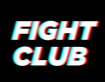 Fight Club Kinetic Type
