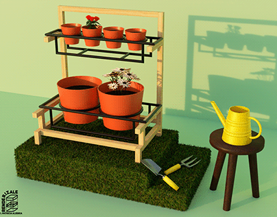 Project thumbnail - Render de "LUUM - Sistema de jardinería para niños"