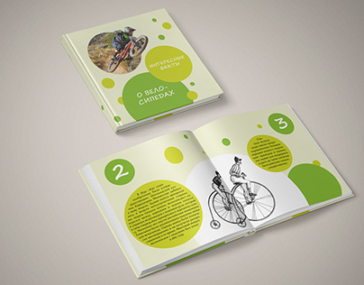 Вёрстка сборника "Занимательные факты о велосипедах"