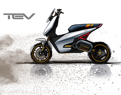 TEV Hydrogen powered Moto-Scooter