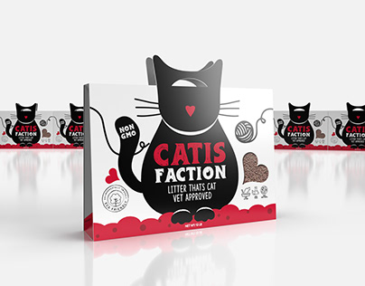 Cat litter packaging design