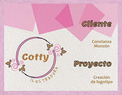 Project thumbnail - Logotipo ilustradora | Cotty Monz