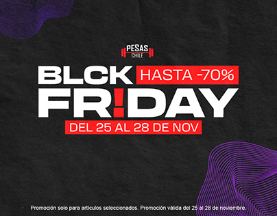 Social Media Design | Black Friday 2022 | Pesas Chile