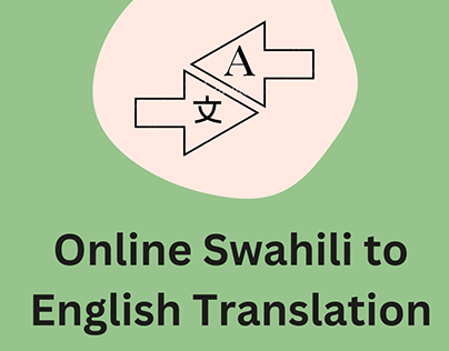 Online Swahili to English Translation