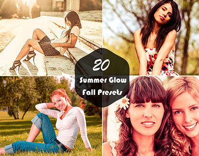 20 Summer Glow Fall Lightroom Presets