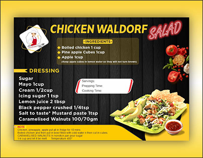Chicken Waldorf Social Media Post