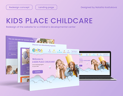 Redesign | Landing page for a children's center