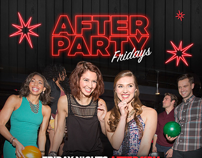 After Party Friday promotional ads