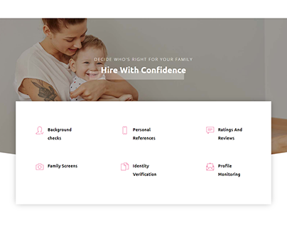 Babysitter Website Design
