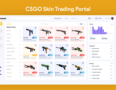 CSGO Skin Trading Portal