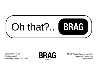 Project thumbnail - BRAG Apparel (Branding)