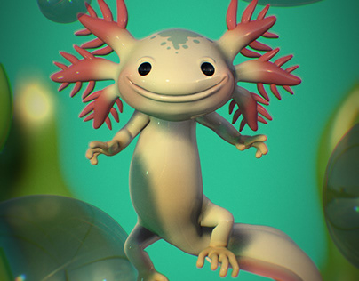 Axolotl-Nomad Sculpt Sketch