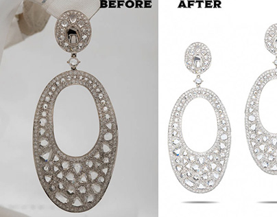 Jewelry BG remove and retouch