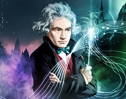 Magic Beethoven - Digital Composite