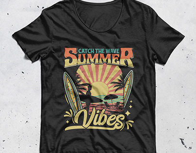 Summer Vibes T-shirt Design