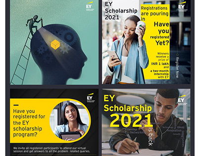 Ernst and Young - Social Media, Mailers and Brochure