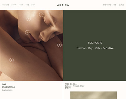 Abtira Re-design Website