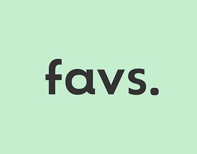 Favs | UI App Concept