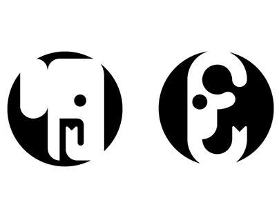 Elephant - piktogram i inicjał