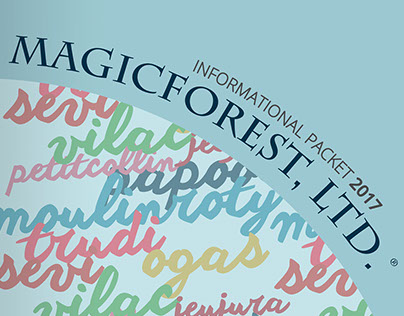 Magicforest - Information Packet Cover Design