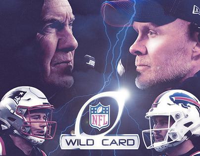 Wild Card Round Poster - Patriots @ Bills