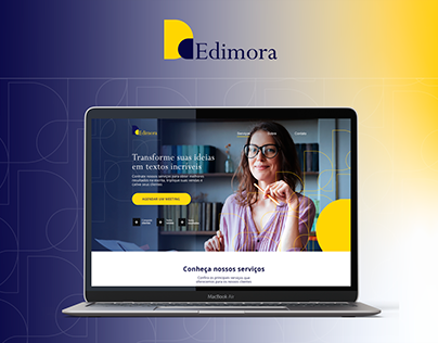 Identidade visual e site institucional - Edimora
