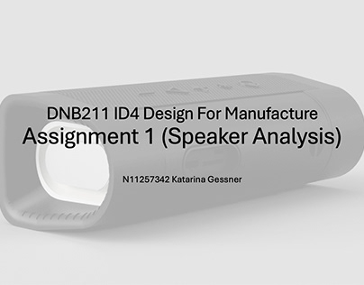 DNB211 A01 Design for Manufacture