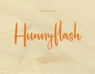 Hunnyflash Handwritten Font