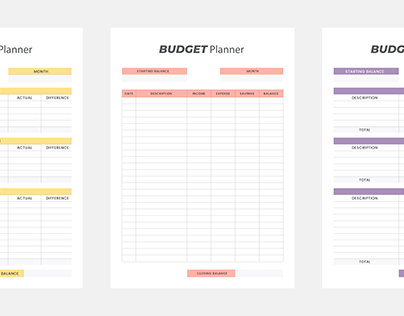 Budget/ Student/ project planner