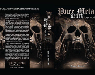 Pure Death Metal - projekt okładki książki