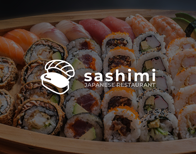 sashimi, Logo and Brand board design