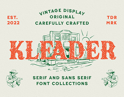 Kleader - Display Font