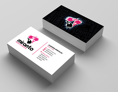 Miranto business card / with UV Spot