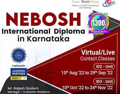 NEBOSH International Diploma (IDip) course
