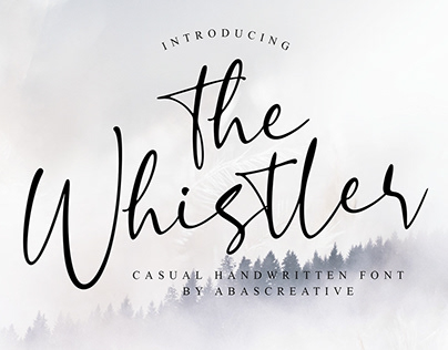 The Whistler | Handwritten Font