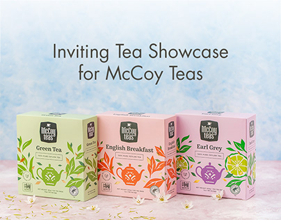 Inviting Tea Showcase for McCoy Teas