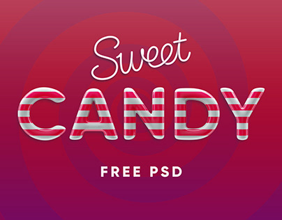 Sweet candy free psd