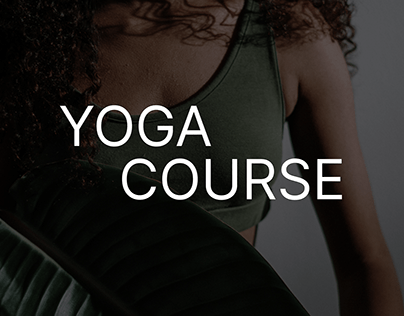 Yoga course - concept website
