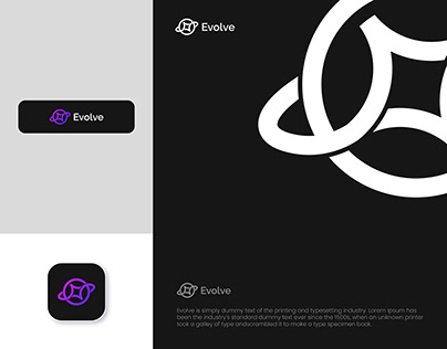 Evolve | Earth | Planet | Orbit Tech | Logo design