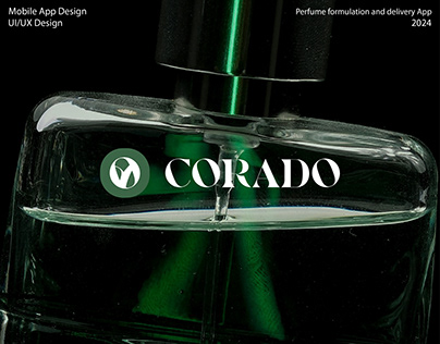 CORADO - Perfume Formulation& delivery Mobile App Ui/Ux