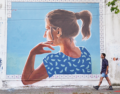 Mural for Wang street Art Festival, Montevideo, Uruguay