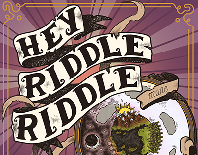 Cover Art Design // Hey Riddle Riddle Podcast Logo