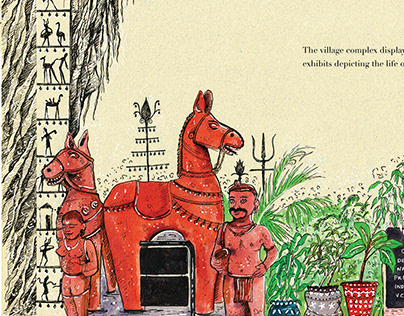 Manually Illustrated Book "Undiscovered Delhi"