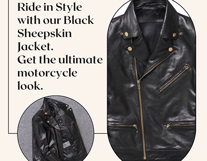 Buy Sheepskin Motorcycle Jacket