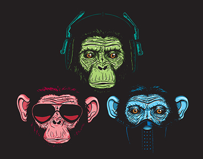 Three Wise Apes