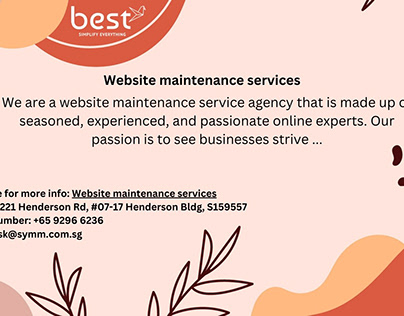 Website Maintenance Services for small Businesses
