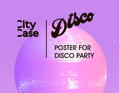 Poster for City Case | Disco party