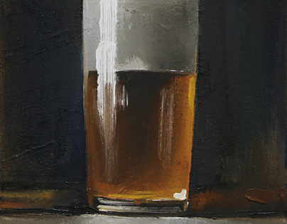 Beer Session 2020 oil on canvas 18x20