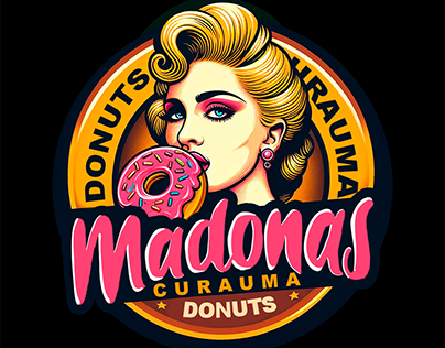 Logo Madonas (Para negocio de Donas en Valparaiso)