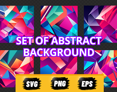 Set of abstract background. SVG, PNG, Download